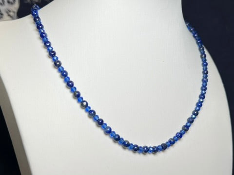 Genuine Lapis Lazuli Beaded Necklace