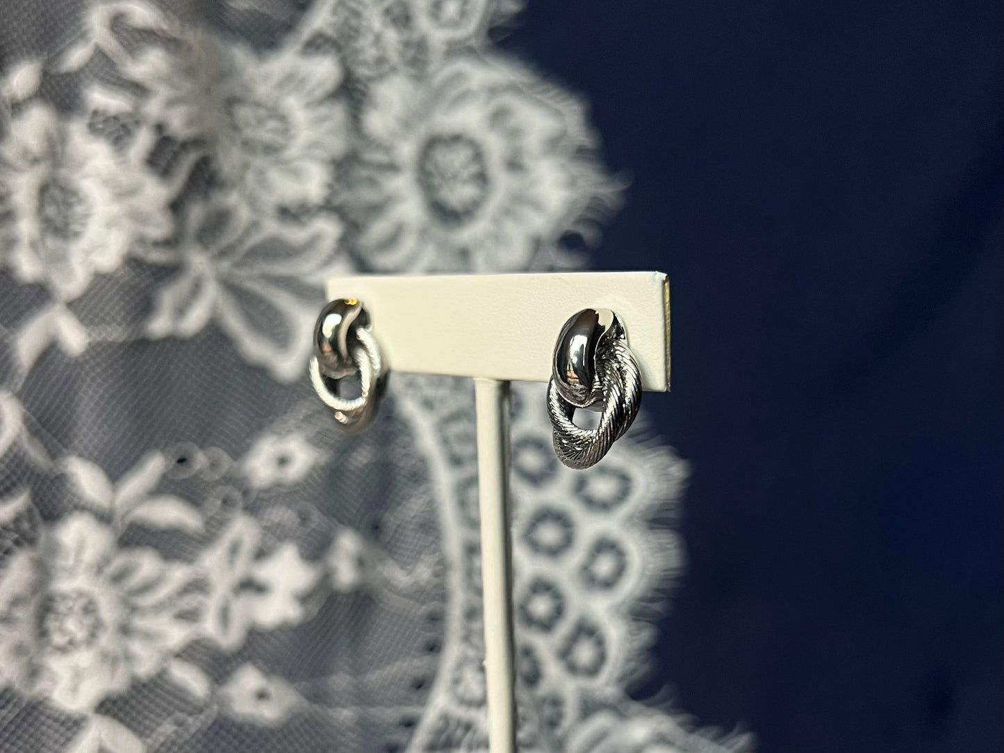 Cable Knot Stud Earrings | Waterproof and Non-Tarnish