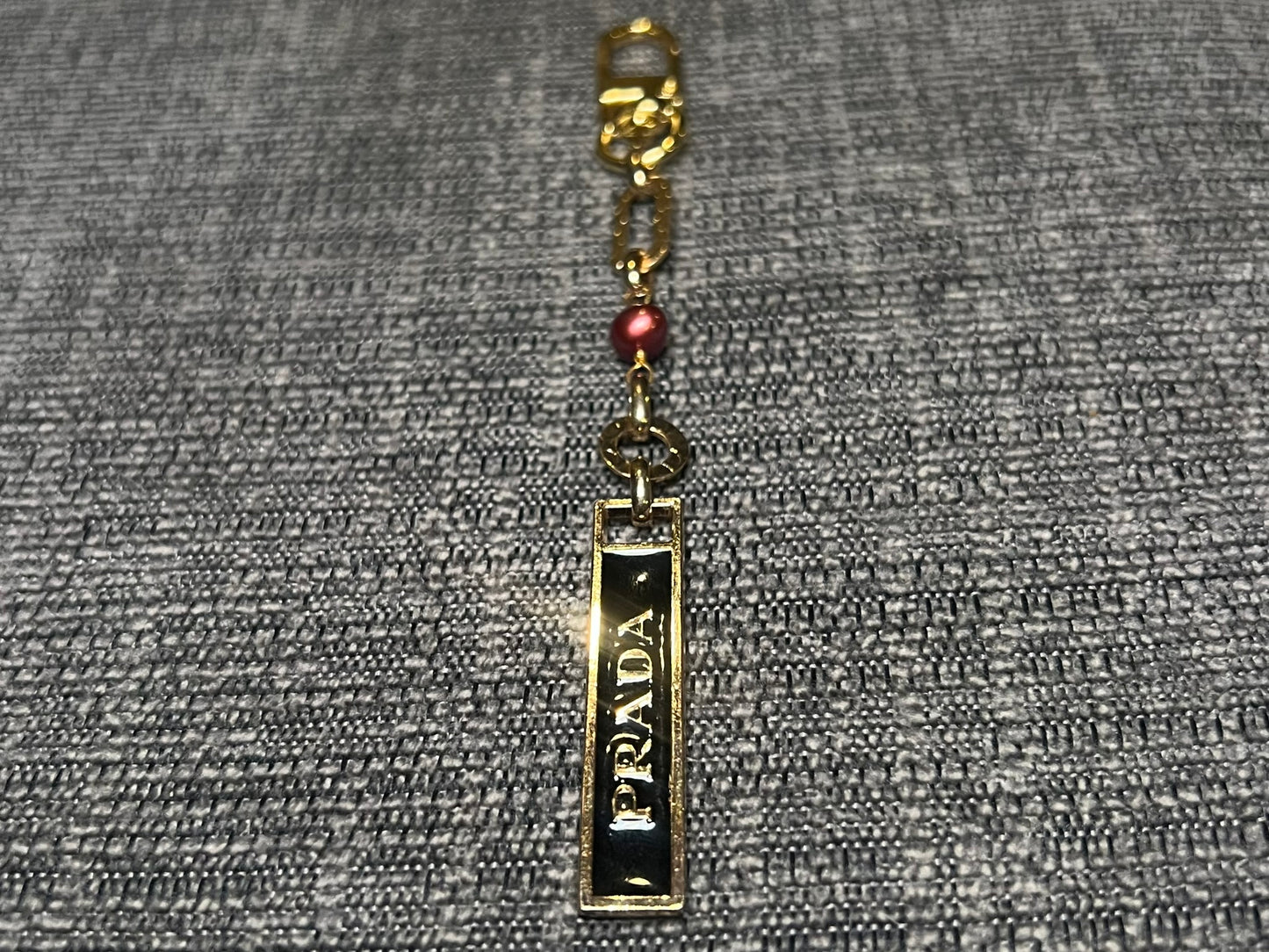 Prada Keychain with Freshwater Pearl