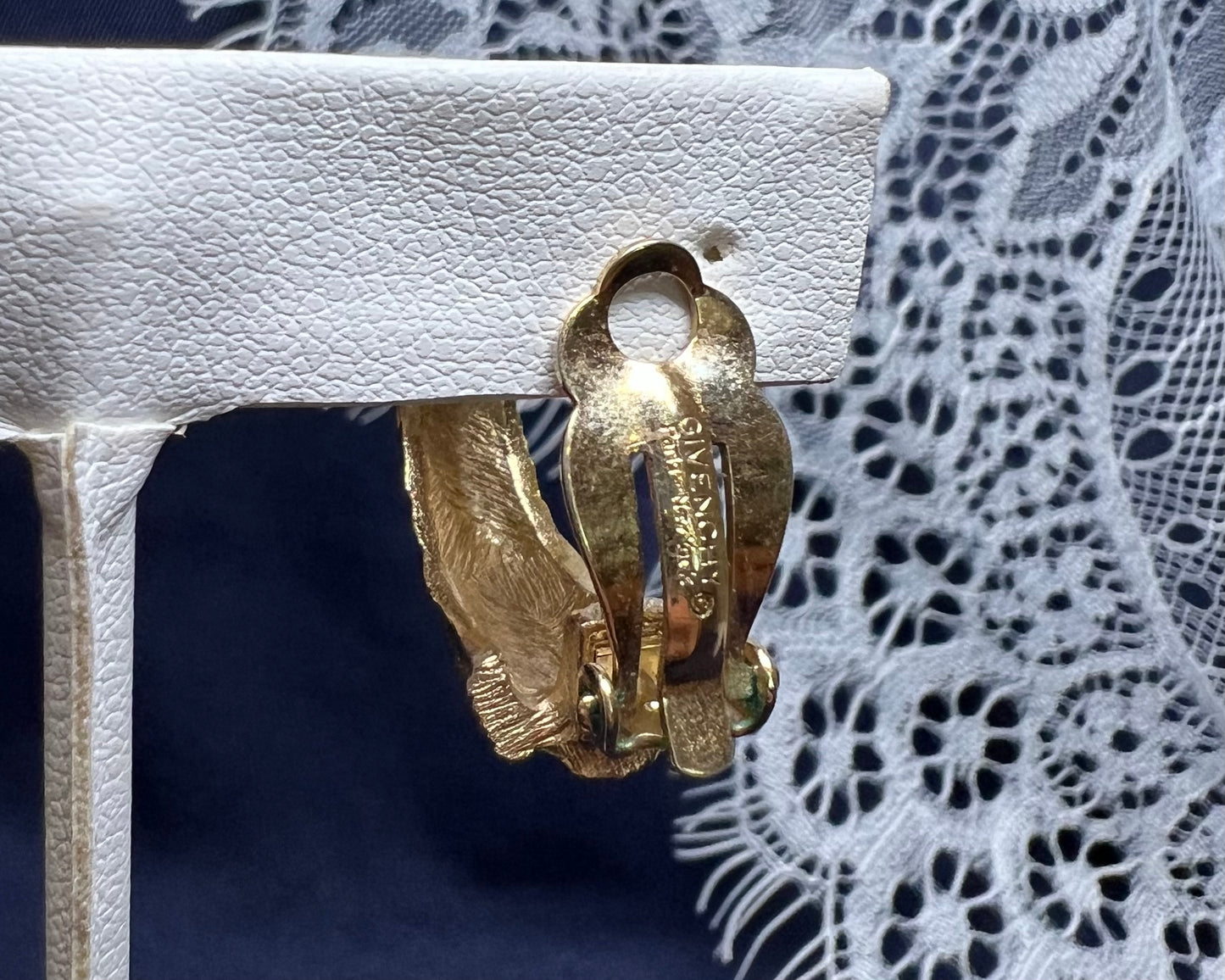 Vintage Givenchy Clip-On Hoop Earrings