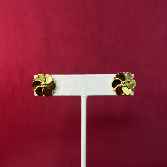 Chanel Flower Stud Earrings