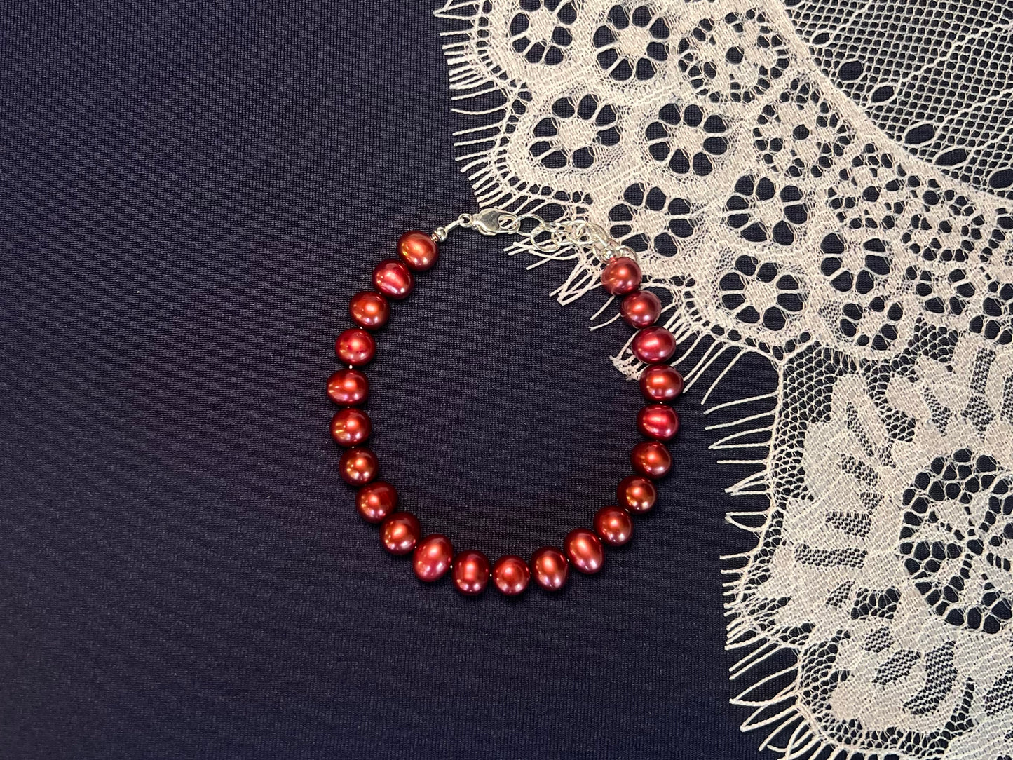 Red Pearl Bracelet