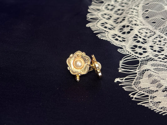 Chanel Flower Cufflinks