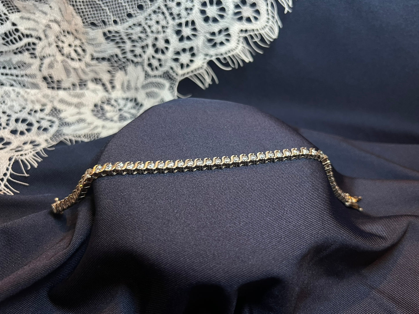 Sterling Silver Tennis Bracelet