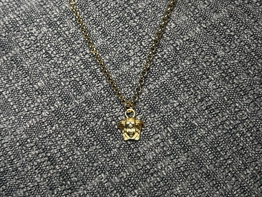 Gold Versace Medusa Necklace